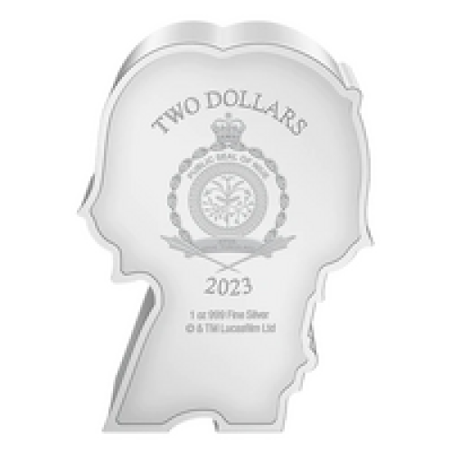 2023 – LUKE SKYWALKER Star Wars Chibi 1oz Silver Coin $2 Niue
