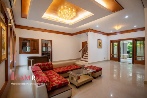 4 Bedroom Single Villa For Rent in Borey Sunway | Toul Kork Area