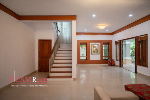 4 Bedroom Single Villa For Rent in Borey Sunway | Toul Kork Area