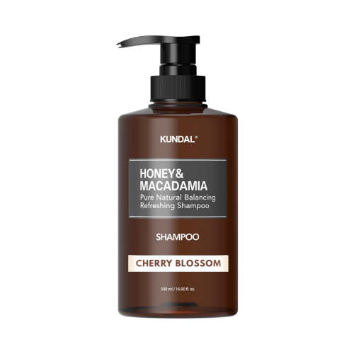 KUNDAL Shampoo - Honey & Macadamia (Cherry Blossom) | សាប៊ូកក់សក់