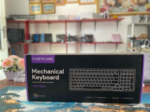 Mechanical keyboard RGB lightning
