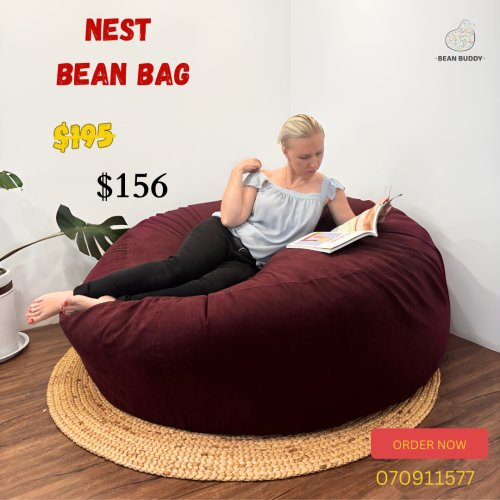 Nest Bean Bag សាឡុងអង្គុយគ្រាប់ស្នោ