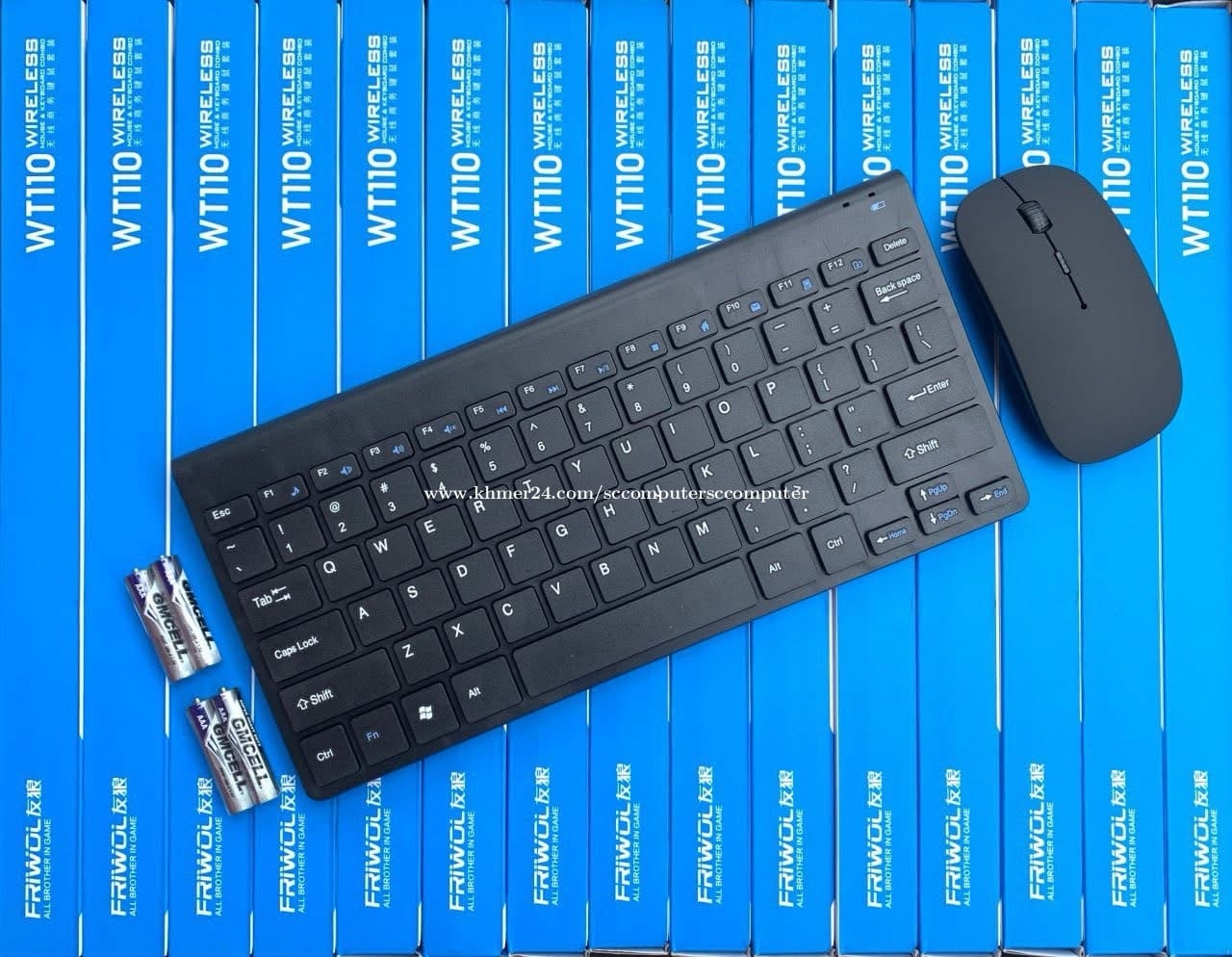 - Keyboard + Mouse Wireless FRIWOL WT110 ...