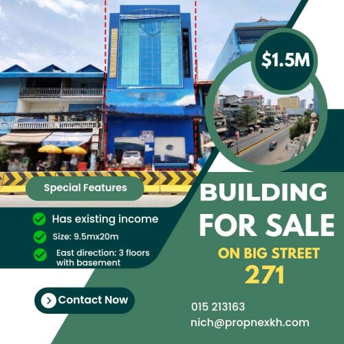 Building for sale on Big street 271