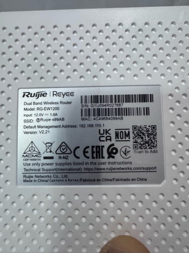Ruijie Router wifi RG-EW 1200