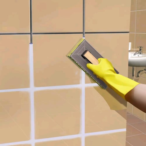 Sika® Tile Grout 1Kg ម្សៅបៀករ៉ងដែលត្រឹមត្រូវសម្រាប់ការងារបៀករ៉ងការ៉ូ (black, cream, grey, white)