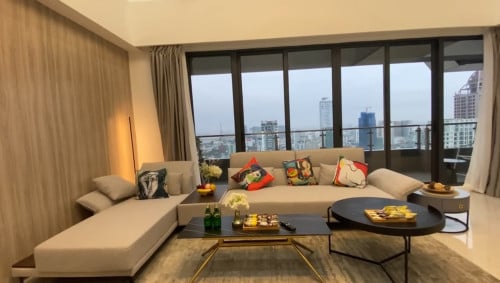 [Resale] Duplex Penthouse of 412 Sq.m. with 5Beds 4Ba for $1.68M at Picasso City Garden -BKK1