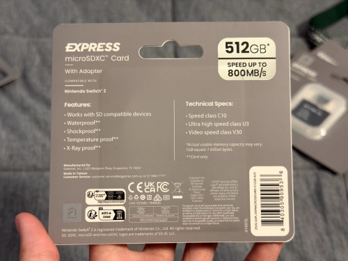 Switch 2 512GB ATRIX MicroSD Express Card