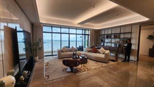 Fully Furnished 3BR Sky Villa of 260 sqm for Sale at $1.02M / Mekong River Views