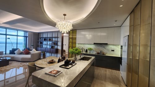 Fully Furnished 3BR Sky Villa of 260 sqm for Sale at $1.02M / Mekong River Views