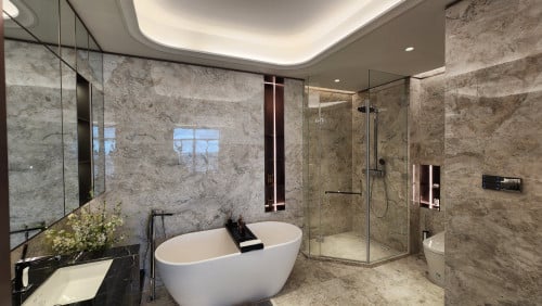 Fully Furnished 3BR Sky Villa of 260 sqm for Sale at $1.02M / Mekong River Views