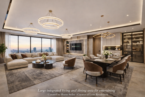 High-Floor Sky Residence Curation | 3BR Unit of ~350 SQ.M for ~$1.5M in BKK1-Phnom Penh