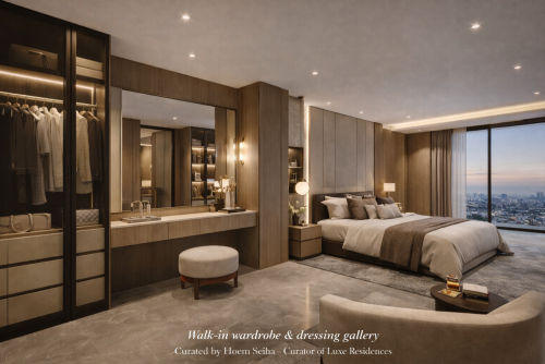 High-Floor Sky Residence Curation | 3BR Unit of ~350 SQ.M for ~$1.5M in BKK1-Phnom Penh