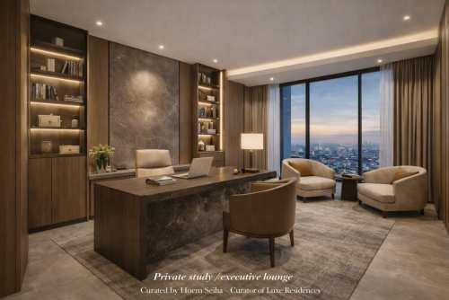 High-Floor Sky Residence Curation | 3BR Unit of ~350 SQ.M for ~$1.5M in BKK1-Phnom Penh