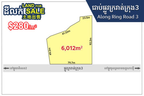 Land for Sale along Ring Road 3