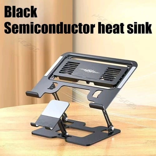 Laptop 2-in-1 Cooling Bracket stand with cooling fan