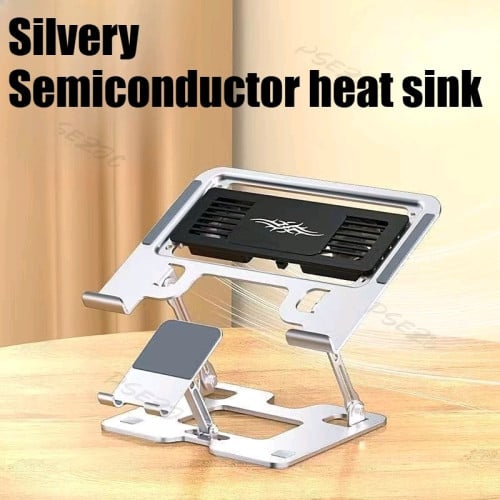 Laptop 2-in-1 Cooling Bracket stand with cooling fan