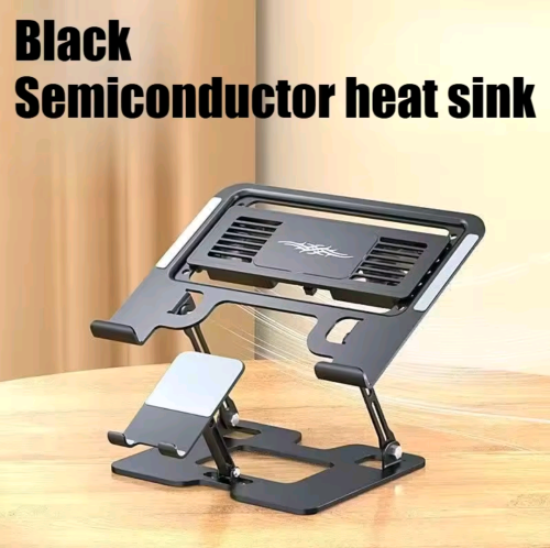 Laptop 2-in-1 Cooling Bracket stand with cooling fan