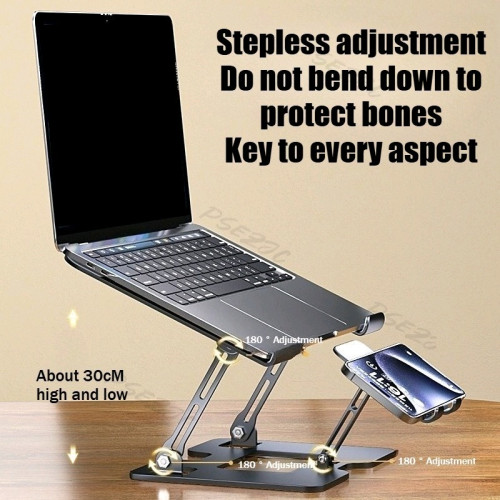 Laptop 2-in-1 Cooling Bracket stand with cooling fan