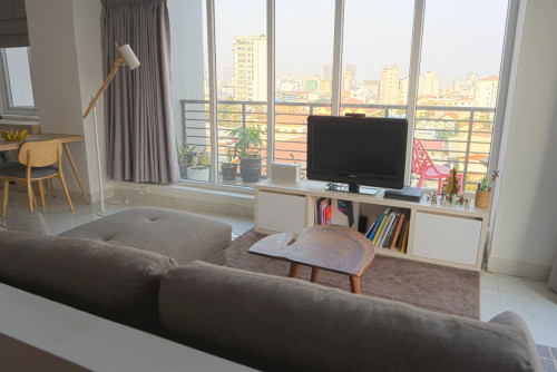 Modern 1-Bedroom Condo with Panoramic City Views