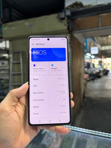 Tecno Camon20pro 256G Ram8G Sim2 global សឹកខ្នង សានុំស្រុីន