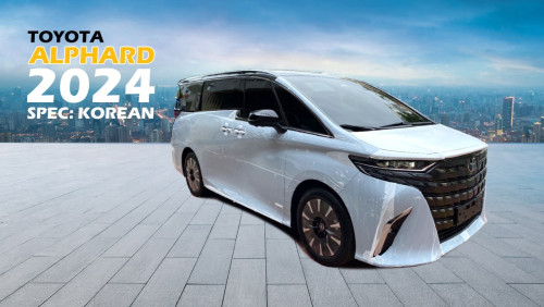 Toyota Alphard 2024 full option ក្រដាស់ពន្ធប្រើបាន5000km