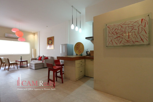 Western style 1 bedroom apartment for rent in Daun Penh