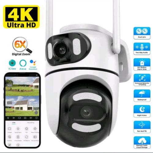 WiFi camera 2lens 6MP.