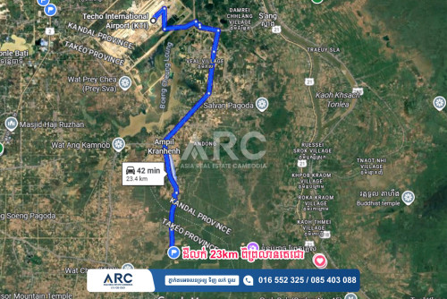 ដីលក់នៅស្រុកព្រៃកប្បាស ខេត្តតាកែវ