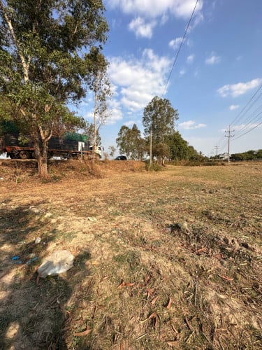 ដីសំរាប់លក់ផ្លូវជាតិលេខ៦A ខ្ញុំម្ចាស់ផ្ទាល់ភូមិស្ពានតូច ឃុំឬស្សីលក ស្រុកជីក្រែងត្តំលៃ235,000$ចរចា