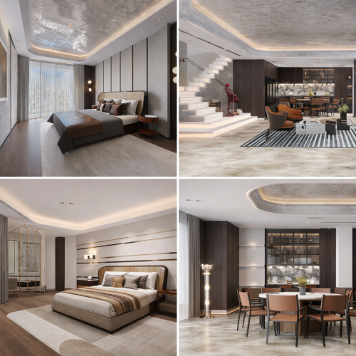 Duplex Sky Villa of 314 sqm | Luxury Fit-Out for $0.99M | Riverfront, Chrouy Changvar, Phnom Penh