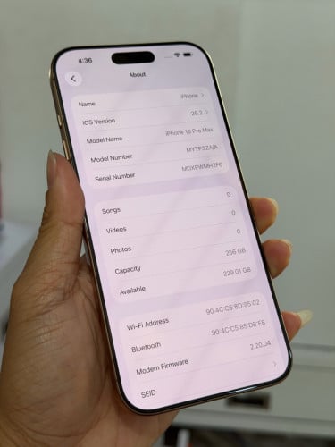 IPhone 16 Pro Max (256)G
