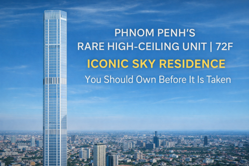 Rare High-Ceiling 3BR Unit on 72nd Floor with 166 Sq.m. for $740,000 at J-Tower 3
