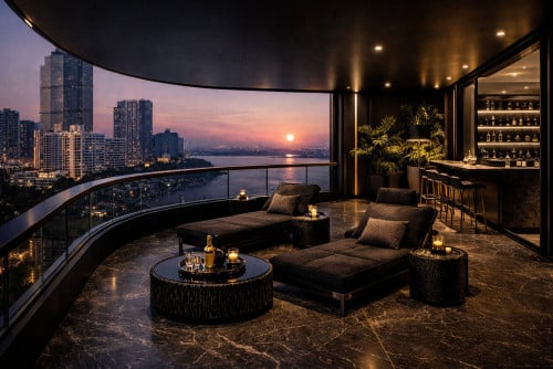 The Buckingham Penthouse of 597 Sq.m. on 41F for $5.26M | Le Condé BKK1 - Phnom Penh Kh