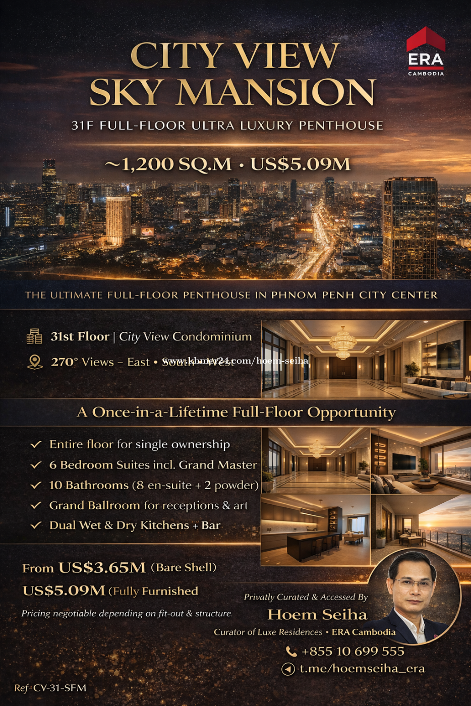 City View Sky Mansion – The Rarest Full-Floor Penthouse | ~1,200 sq.m ... - Penthouse The Basics