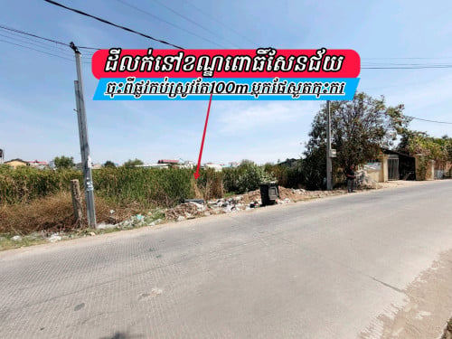 ដីលក់បន្ទាន់ជិតផ្លូវកប់ស្រូវ_ប្លុកផែស្ងួតធំៗ