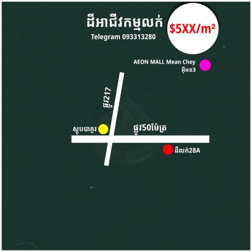 ដីលក់ លើផ្លូវ50ម