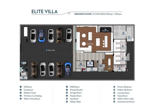 វីឡា Elite Villa ជាប់មាត់ទន្លេ 7 បន្ទប់គេង • ផ្ទះ 1,592sqm • ដី 600sqm •​ តម្លៃ: $3,588,000​