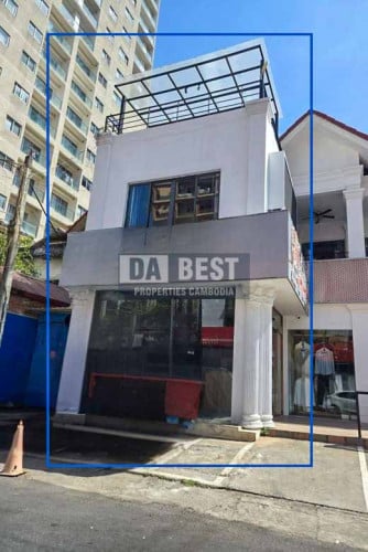 2-Storey Corner Restaurant for Rent - Prime BKK1, Phnom Penh