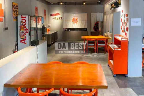 2-Storey Corner Restaurant for Rent - Prime BKK1, Phnom Penh