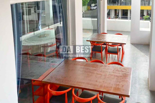 2-Storey Corner Restaurant for Rent - Prime BKK1, Phnom Penh