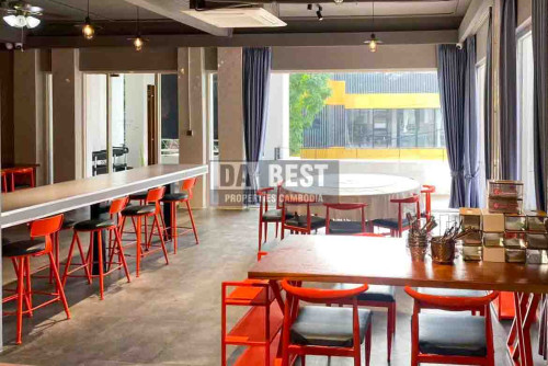 2-Storey Corner Restaurant for Rent - Prime BKK1, Phnom Penh