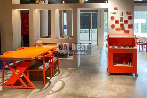 2-Storey Corner Restaurant for Rent - Prime BKK1, Phnom Penh