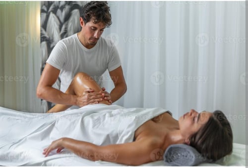 Free foot and body massage for ladies