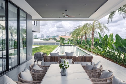 Riverfront Super Villa of 8BR with 2,737sq.m. Bldg for $7,600,000 - Koh Norea, Phnom Penh Kh