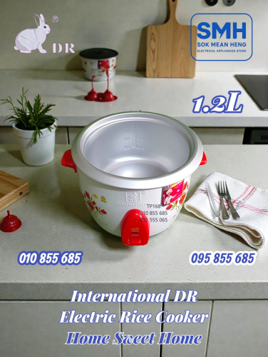 ឆ្នាំងដាំបាយអគ្គីសនី International DR Rice Cooker _ 1L / 1.2L / 1.8L