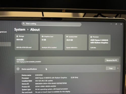 ASUs ROG zephyrus G14