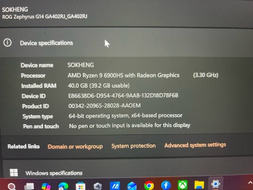 ASUs ROG zephyrus G14