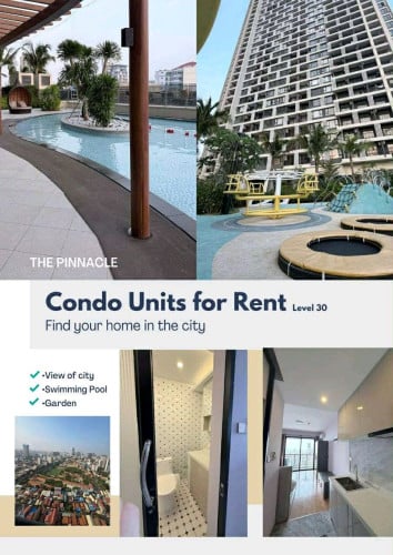 Condo unit for rent at the Pinnacle