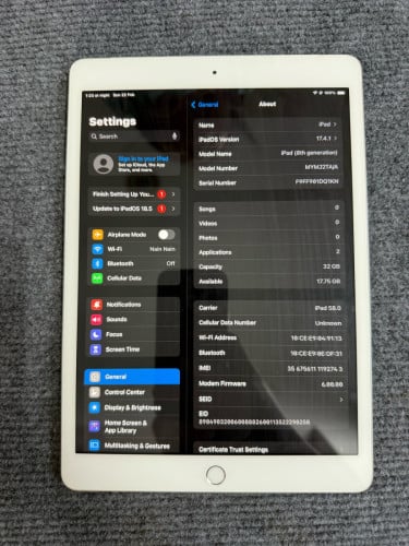 iPad 8Gen  Sim+Wifi 10.2 inch
